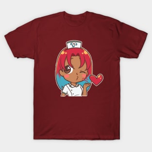 Sending My Love! Nurse Nila Anime Character T-Shirt